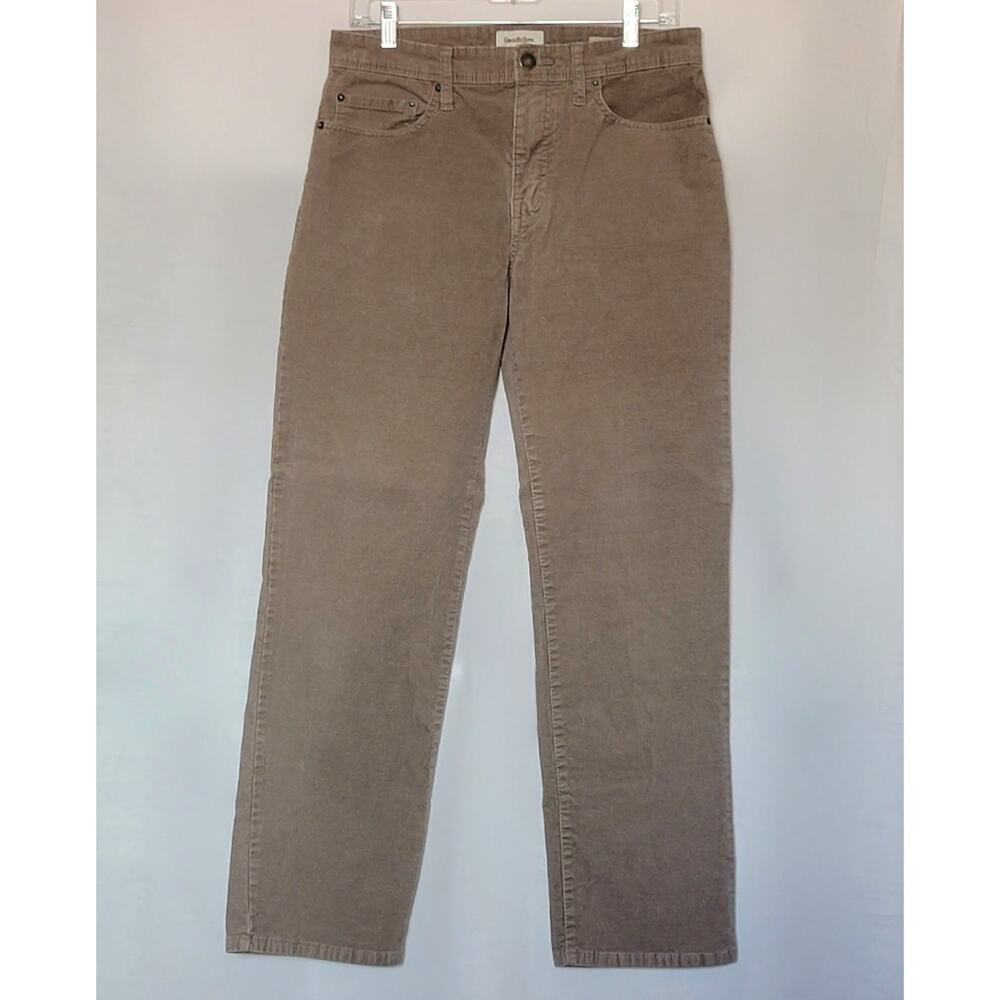 Goodfellow & Co Mens Straight Fit Tan Corduroy 5-Pocket Pants Sz: 29x30